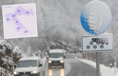 Za četvrtak za jednu regiju na snazi crveno upozorenje! Stiže još snijega, evo gdje se očekuje