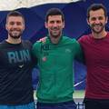 Najbolji par s prvim tenisačem svijeta: Na treningu u Beogradu Novaka dočekali Mektić i Pavić