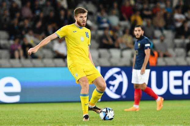 France V Ukraine - U21 EURO 2023, Cluj-Napoca, Romania - 02 Jul 2023