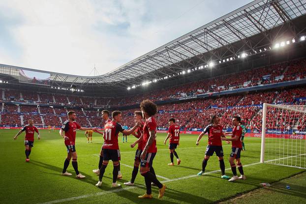 Spanish football La Liga match - Spanish Liga Santander: CA Osasuna vs Girona FC, Pamplona, Spain