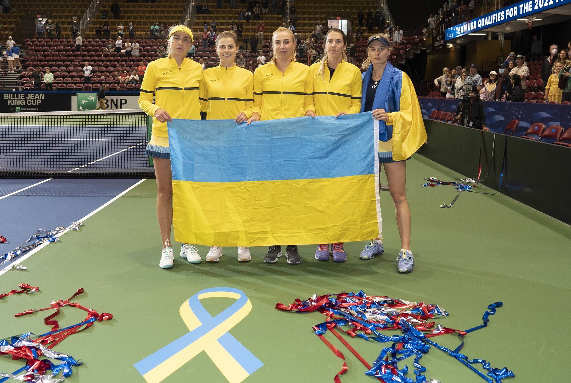 Tennis: Billie Jean King Cup-Ukraine at USA
