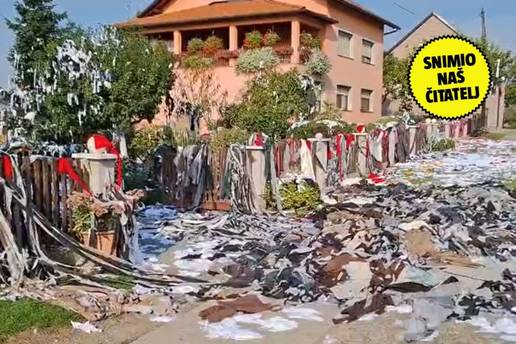 VIDEO Dobili bebu, susjedi im zatrpali dvorište s 3 tone smeća: 'Ma ne ljutimo se, sve je ok'