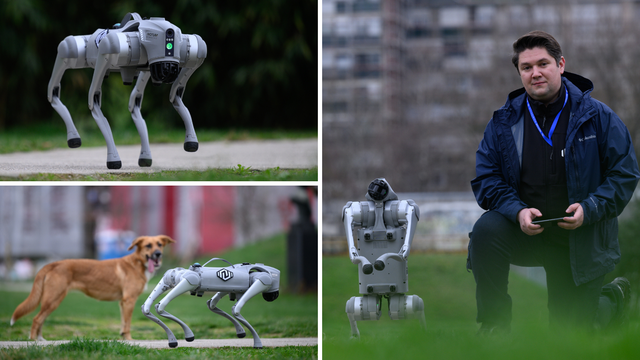 VIDEO Robopsa izveli u šetnju u Velikoj Gorici: 'Ima našu pamet,  mogao bi pomoći u spašavanju'