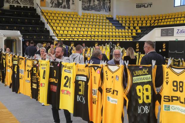 Split: Izložba 150 dresova povodom 80. rođendana KK Split
