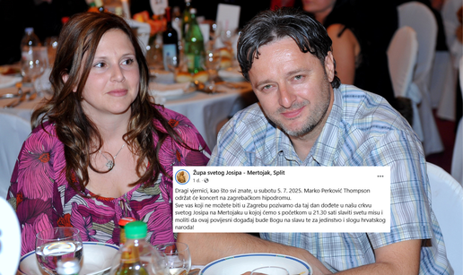 Splitska &zcaron;upa imat &cacute;e misu u vrijeme Thompsonova koncerta. Javila im se supruga Sandra...