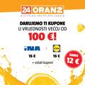 Zgrabi Oranž u pola cijene i uzmi 127€ kupona, među kojima su 15€ za Lidl te 15€ za INA-u!