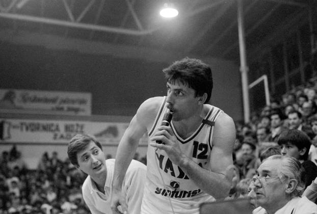 Druga utakmica finala play-offa Prvenstva Jugoslavije 1986. godine, KK Cibona - KK Zadar