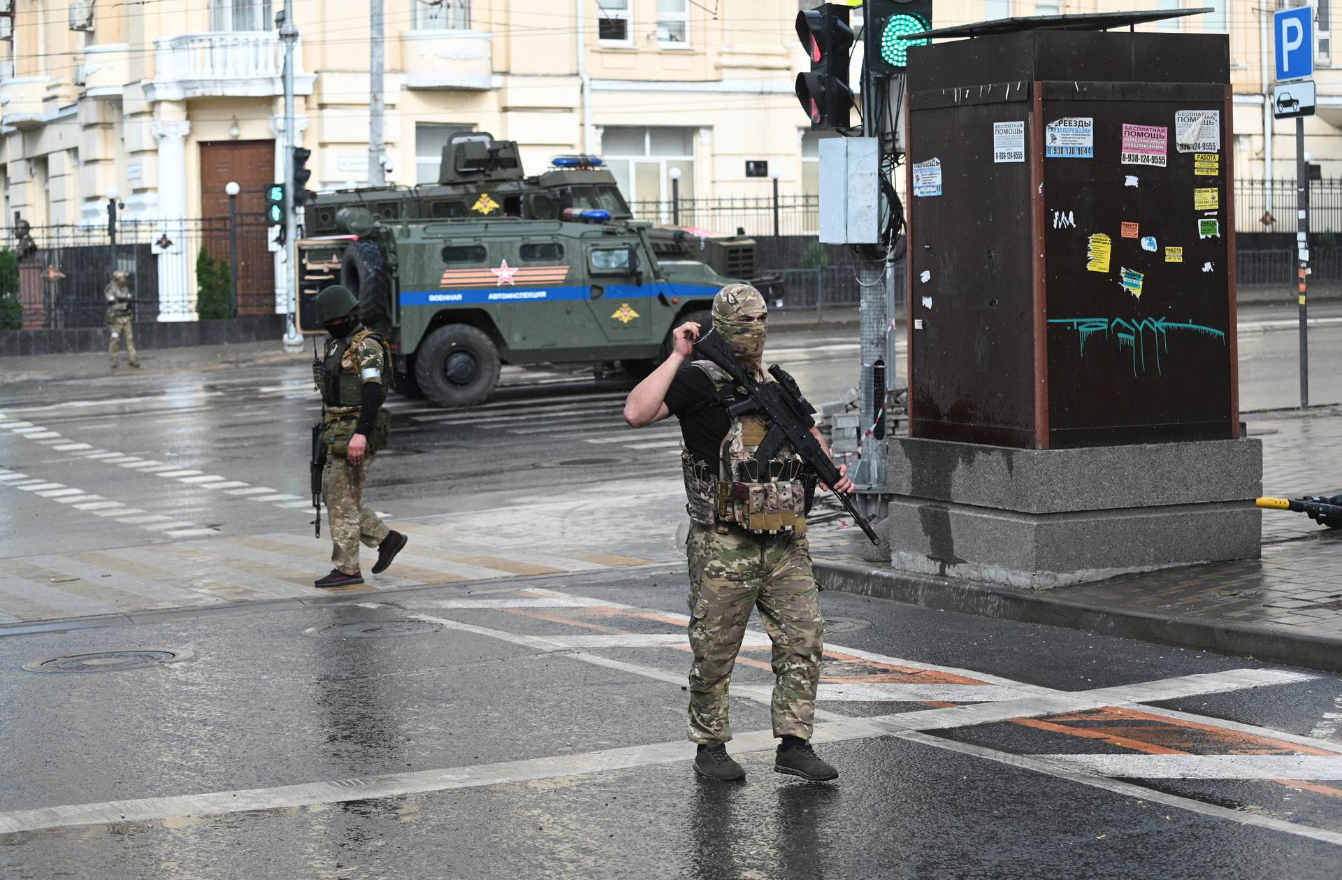 Wagner fighters deployed in Rostov-on-Don