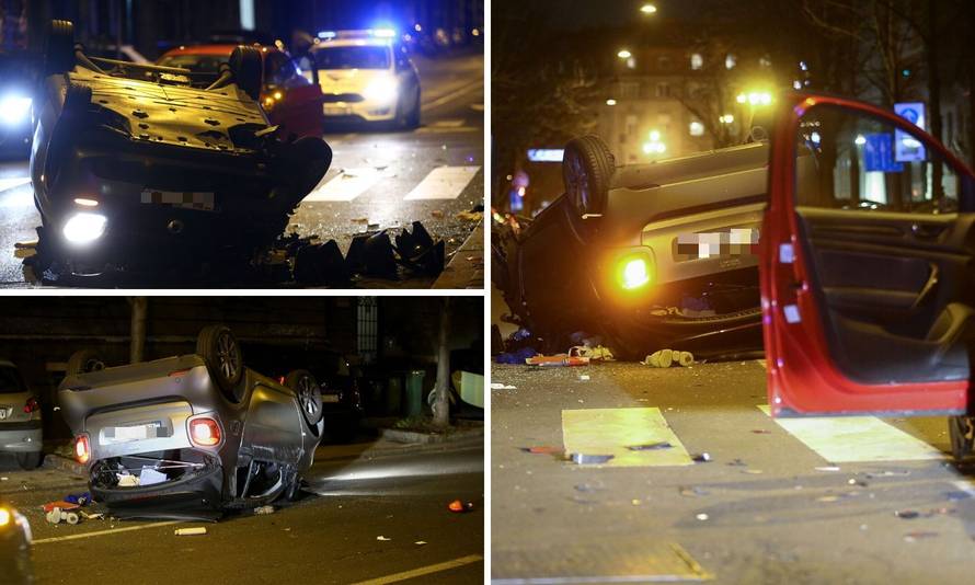 Užas u Zagrebu: Netko je ležao na cesti, semafor skroz uništen