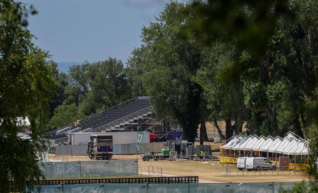 Zagreb: Radovi na hipodromu uoči koncerta Marka Perkovića Thompsona