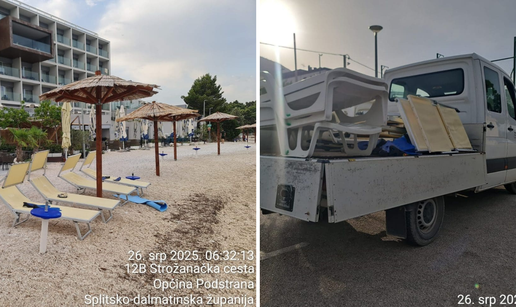 Nema rezervacije! Komunalni redari 'počistili' su jutros svih 6 kilometara plaže u Podstrani