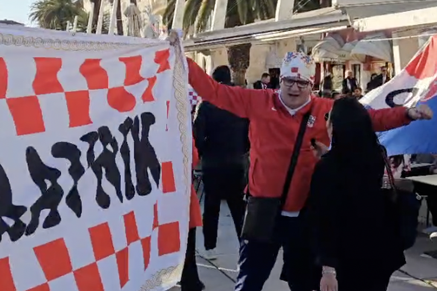 Atmosfera na rivi uoči utakmice