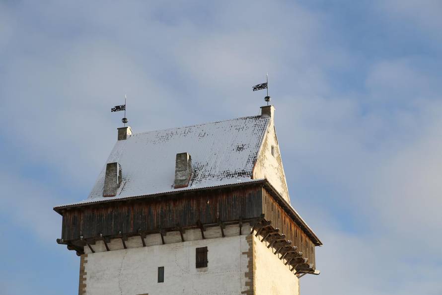 Estonian border with Russia