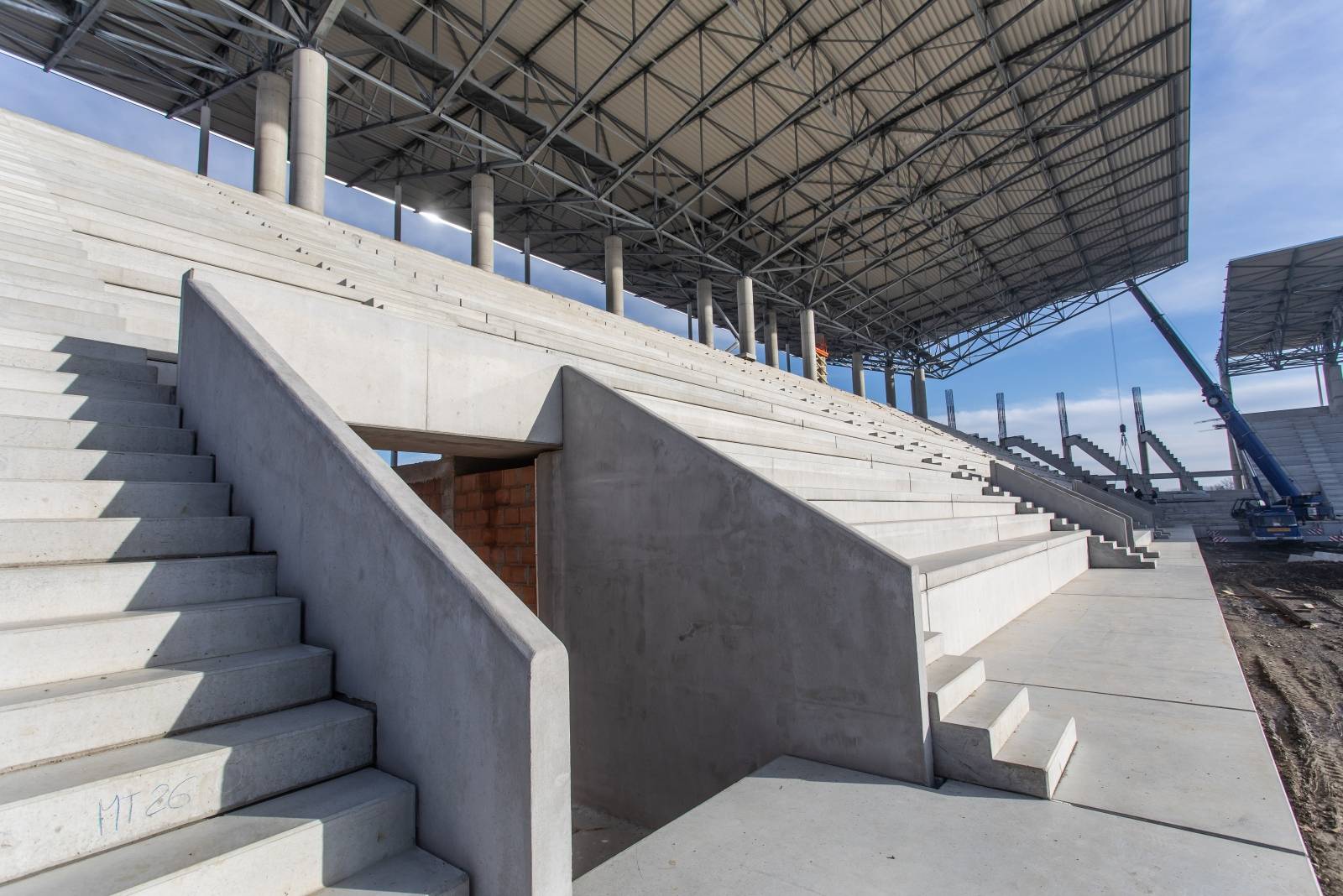 Radovi na novom stadionu osječkog prvoligaša na Pampasu u punom su jeku