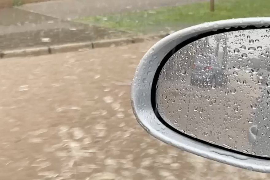 Jaka kiša u Medulinu