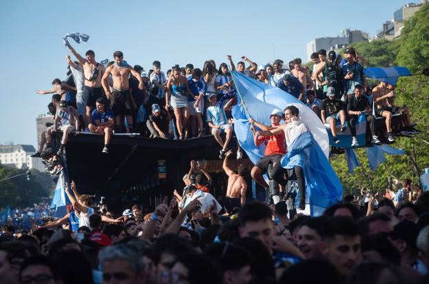 FIFA World Cup Final Qatar 2022 - Fans in Buenos Aires