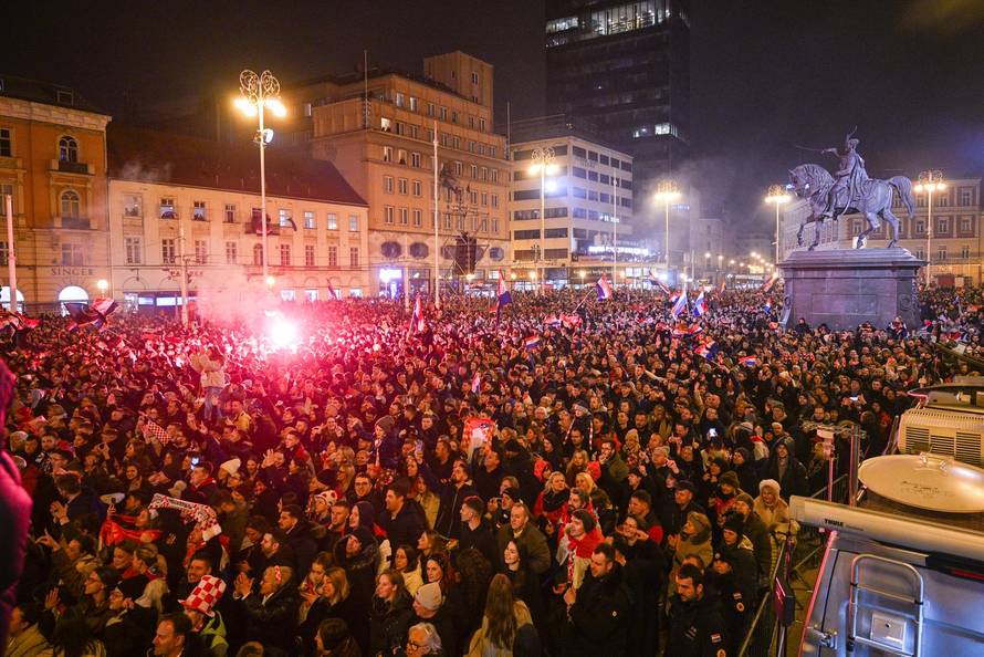 Zagreb: Svečani doček rukometnih reprezentativaca nakon osvojene bronce na Europskom prvenstvu