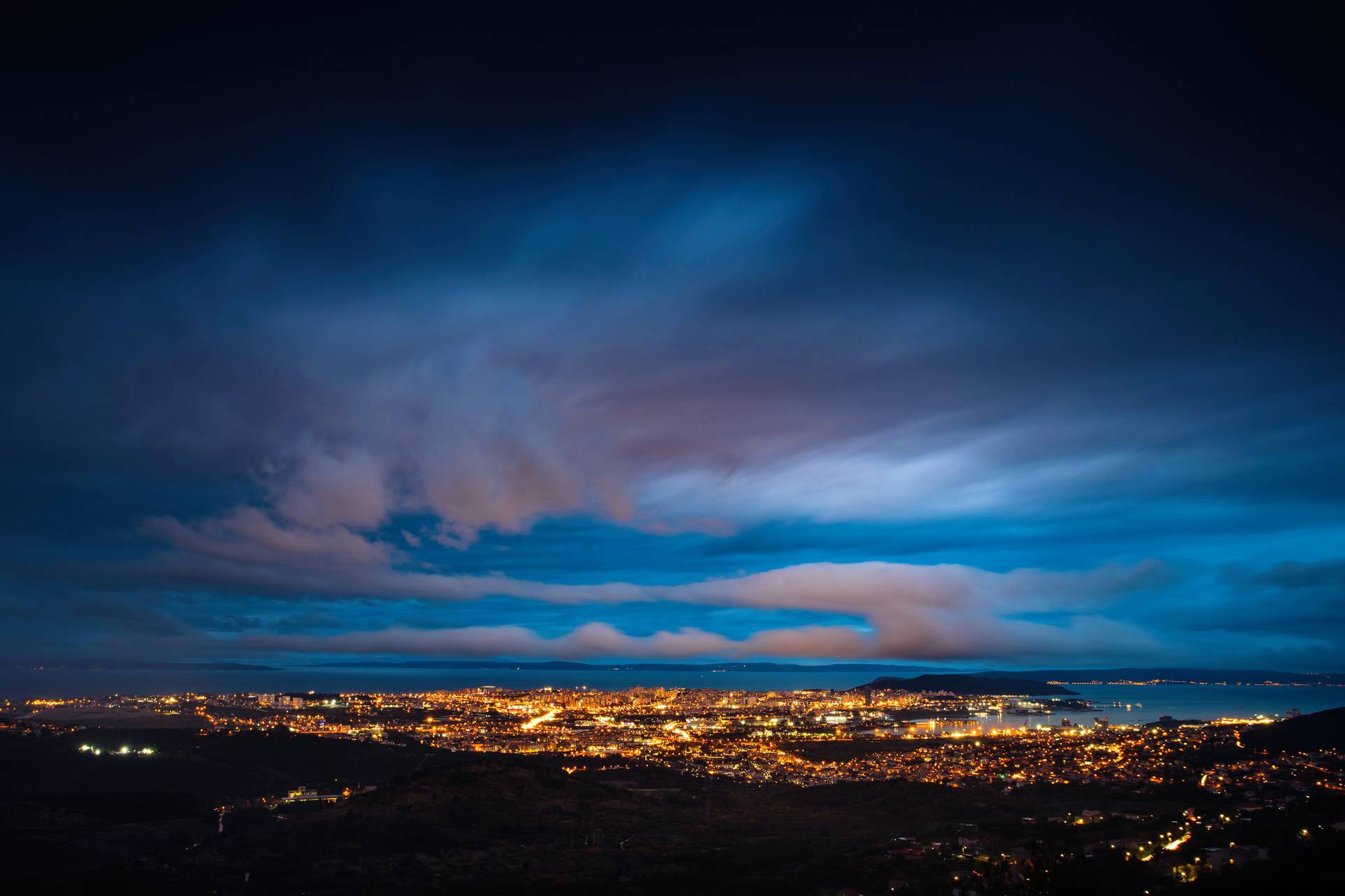 Panorama Splita nakon kiše