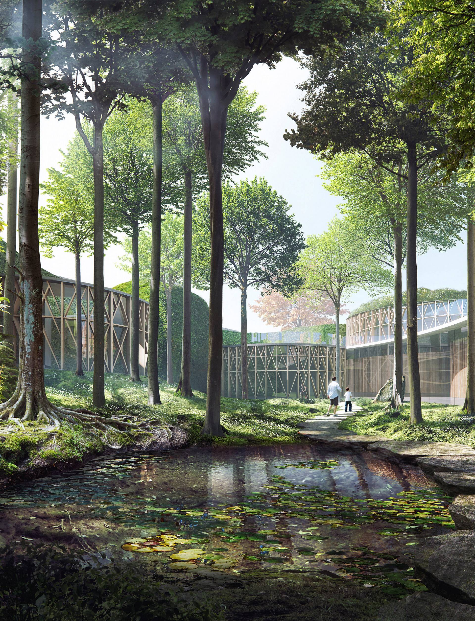 A new Hans Christian Andersen Museum in Odense is seen in an undated artist's rendering