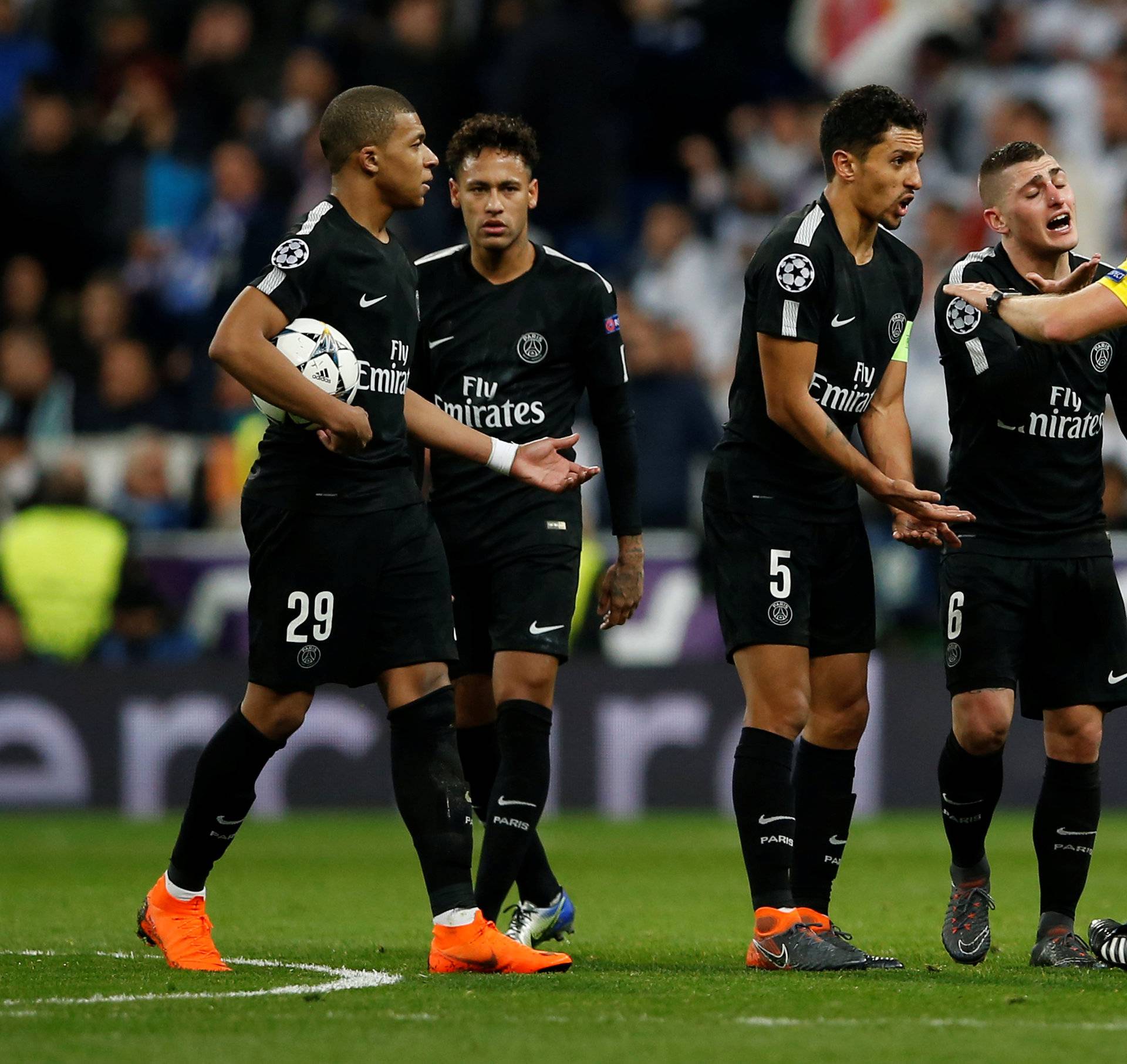 Champions League Round of 16 First Leg - Real Madrid vs Paris St Germain