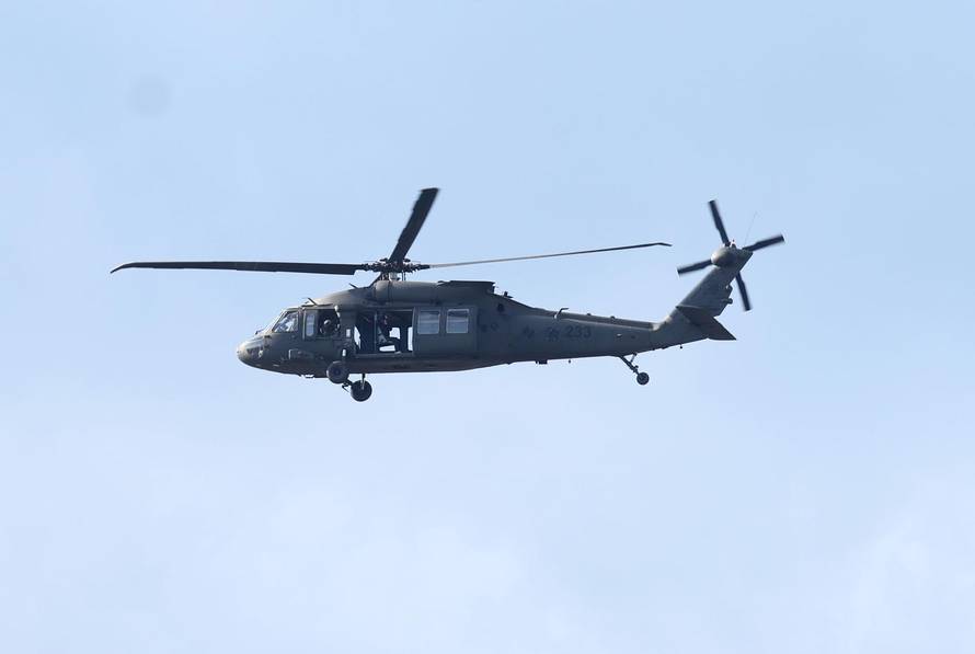 Zagreb: Generalna proba svečanog vojnog mimohoda - zračne snage 