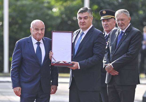 Zagreb: Svečani prijem povodom Dana policije u Predsjedničkim dvorima