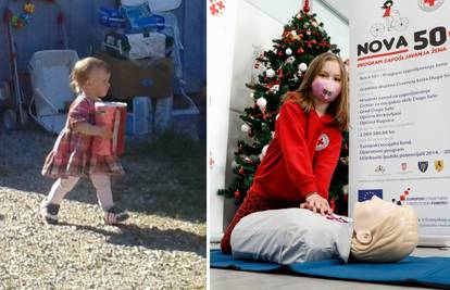 Iva je s 18 mjeseci nosila pomoć za Gunju, sad slaže pakete za obitelji pogođene potresom