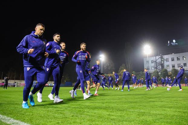 Zagreb: Trening hrvatske nogometne reprezentacije uoči utakmice Lige nacija protiv Škotske