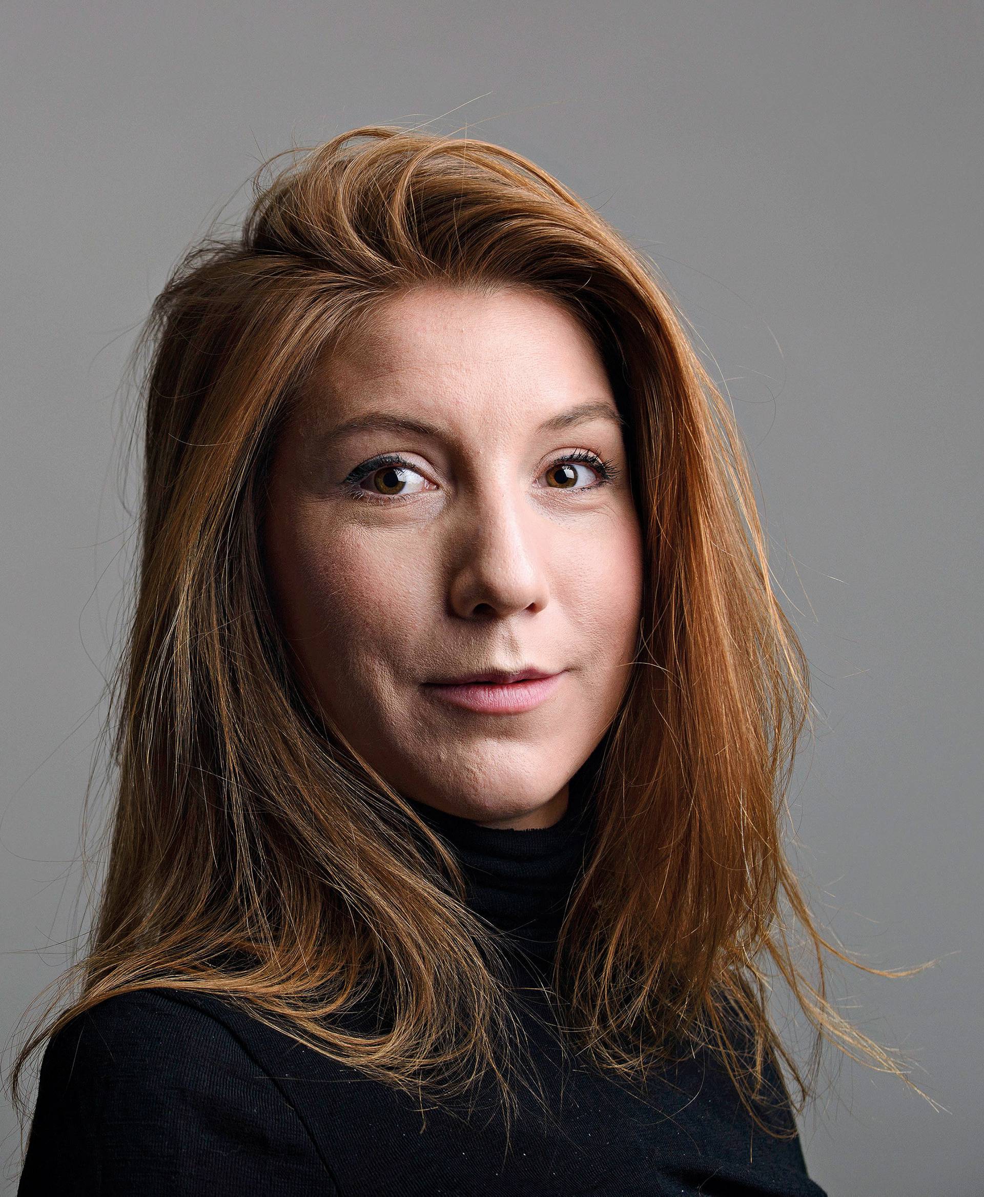 A photo of Swedish journalist Kim Wall who was aboard a submarine "UC3 Nautilus" before it sank