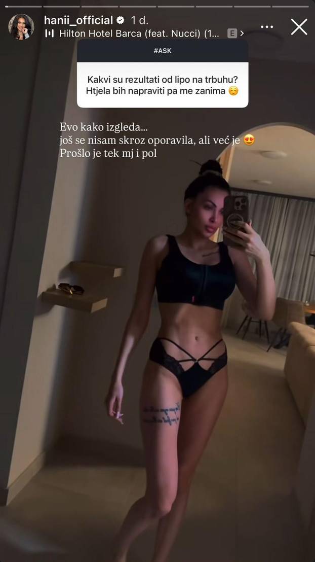 FOTO Hana (opet) prekinula sa Goranom pa operacijom stanjila struk: Evo kako sada izgleda