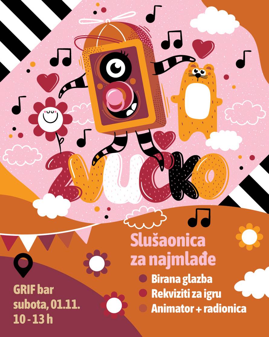 Zvučko slavi Noć vještica! Dječja DJ slušaonica priprema veseli provod za mališane u Grif Baru