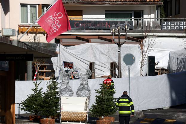 Aftermath of New Year’s Eve party explosion and fire at "Le Constellation" bar in Crans-Montana