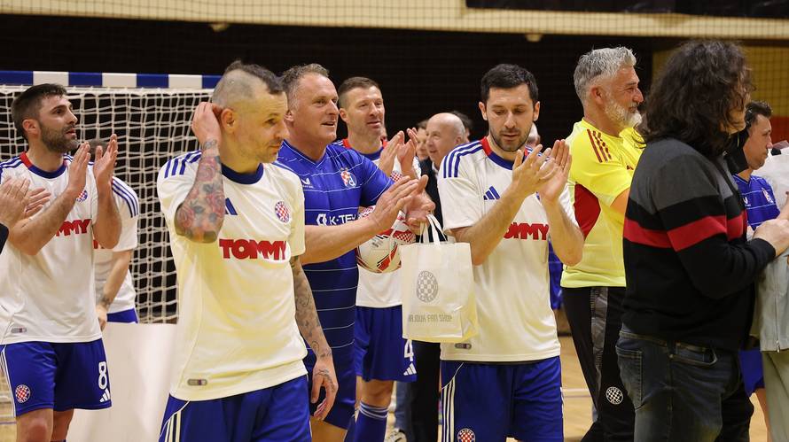 Split: Dobrotvorna utakmica veterani Hajduka i Dinama