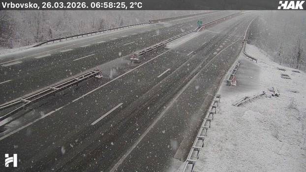 FOTO SNIJEG ZAMEO CESTU Evo kako izgleda A6 Zagreb - Rijeka