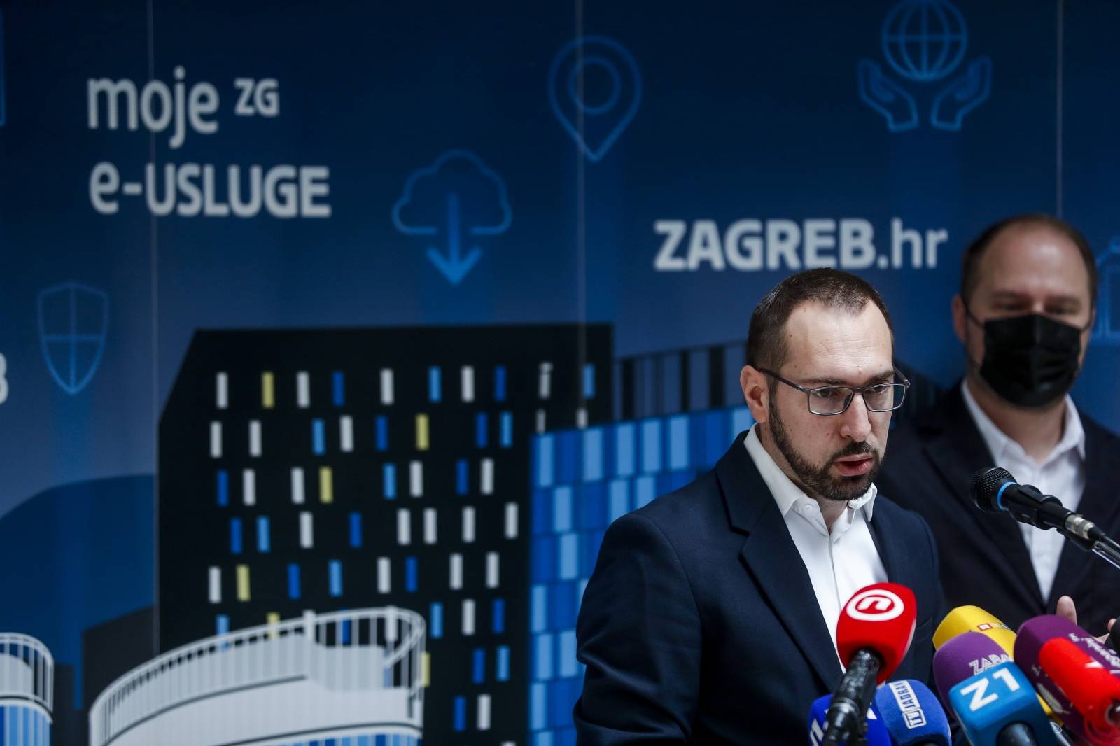 Gradonačelnik Zagreba Tomislav Tomašević održao konferenciju za medije