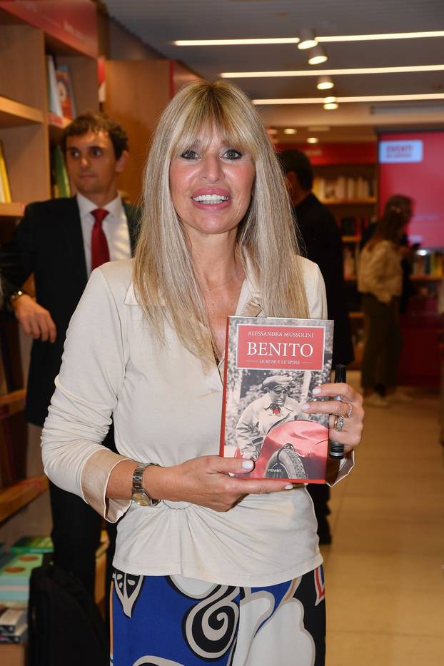 'Benito, The Roses And The Thorns' book launch, Mondadori Bookstore, Rome, Italy - 24 Sep 2025