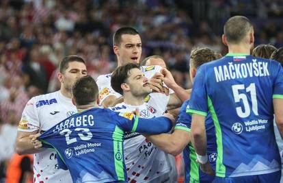 VIDEO Hrvatski i slovenski rukometaši skoro se potukli, s tribina vikali: 'Malo vas je...'