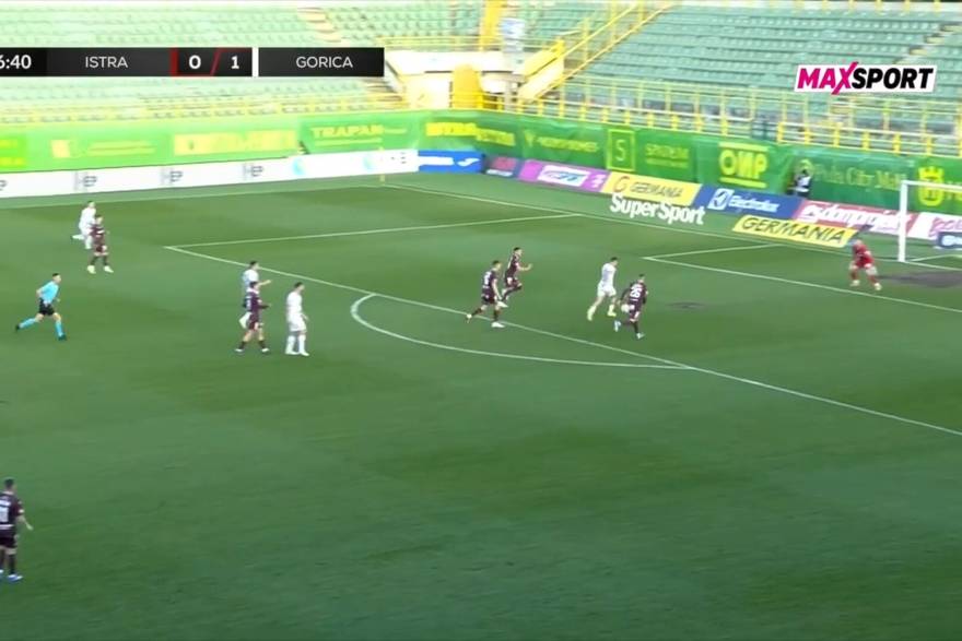 Golovi s utakmice Istra 1961 - Gorica