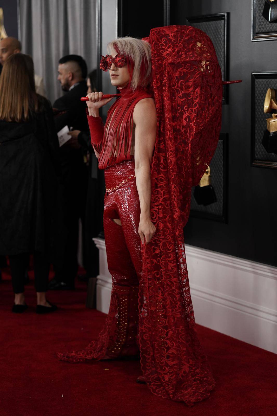 62nd Grammy Awards – Arrivals – Los Angeles, California, U.S., January 26, 2020 - Ricky Rebel