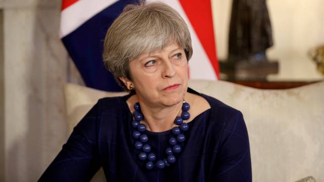 FILE PHOTO: Britain's Prime Minister Theresa May meets Spain's Prime Minister Mariano Rajoy at 10 Downing Street, London