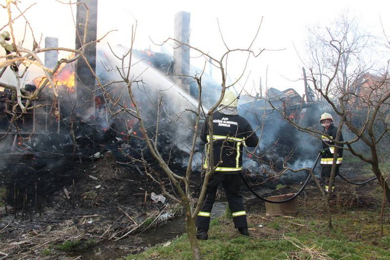 Staja izgorjela, krov se urušio: U zadnji tren spasili životinje