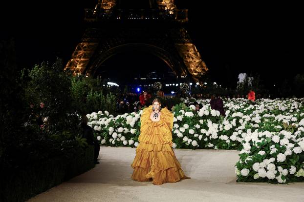 Yves Saint Laurent Womenswear Spring/Summer 2026 collection show during Paris Fashion Week