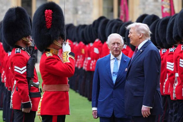 U.S. President Trump makes second state visit to Britain