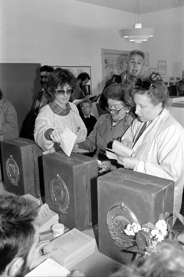 Prvi krug poslijeratnih višestranačkih izbora u Hrvatskoj, 22.4.1990.