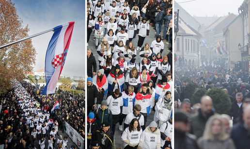 Emotivne scene iz Vukovara: Deseci tisuća u Koloni sjećanja