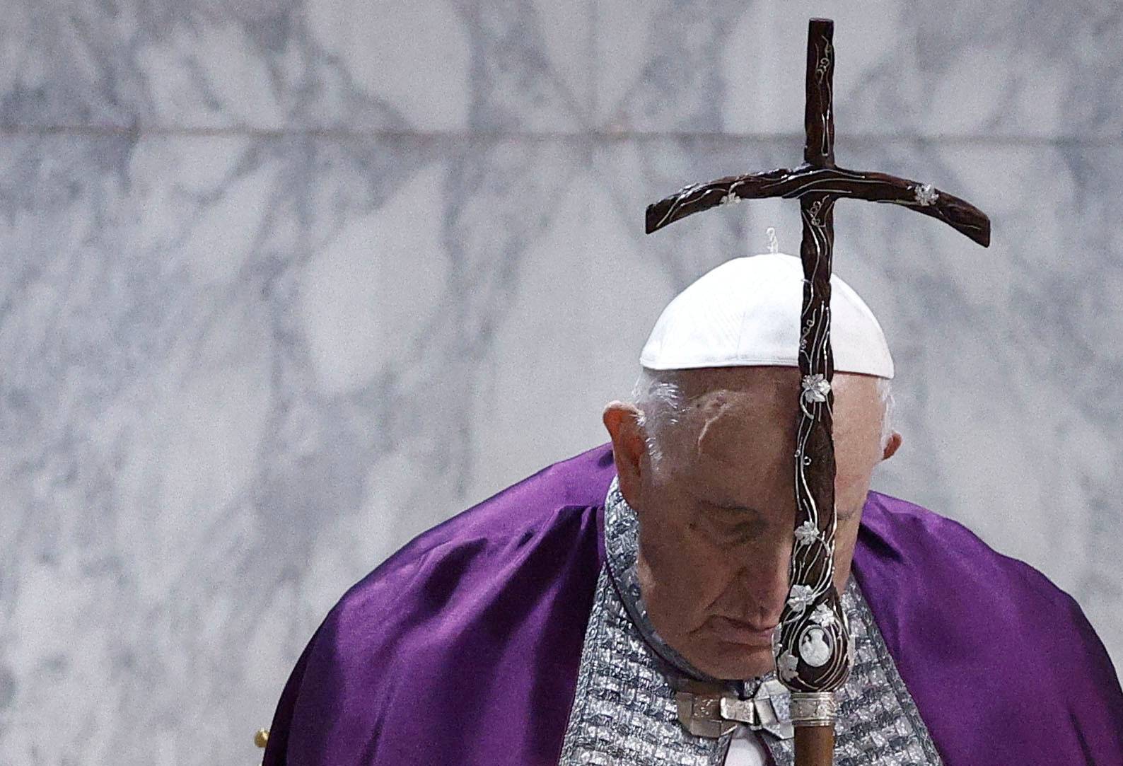 Pope attends Ash Wednesday mass at Church of Santa Sabina in Rome