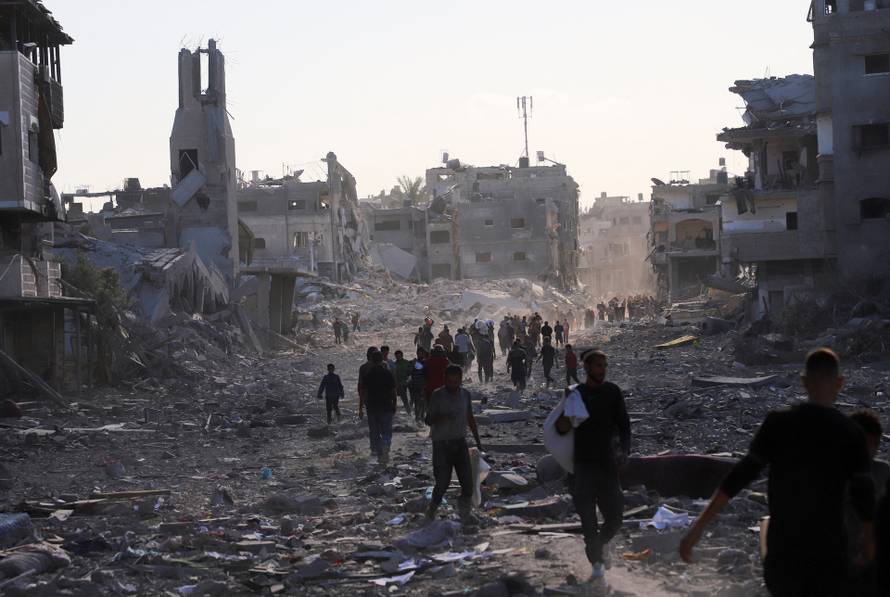 Aftermath of Israel's government ratifying a ceasefire with Hamas in Gaza