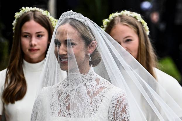 Wedding of Britain's Princess Anne's son Peter Phillips and Harriet Sperling, in Kemble