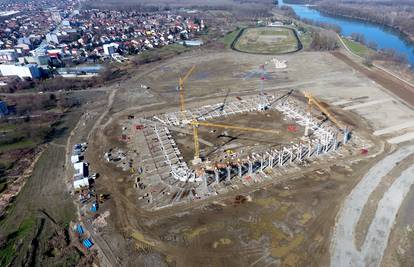 Tko će dočekati? Novi stadion Osijeka nazire se iz zraka...