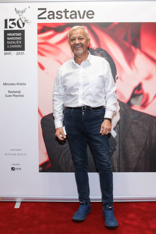 Zagreb: Poznati na svečanoj premijeri predstave "Zastave"